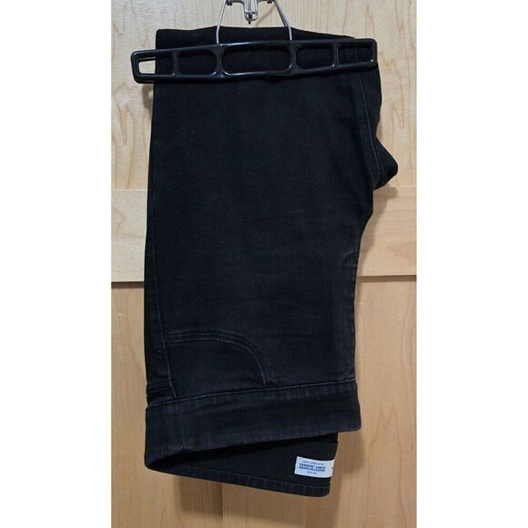 Old Navy Rockstar Super Skinny Jeggings Mid-Rise Adjustable Waist Size 16 Black - Picture 5 of 5